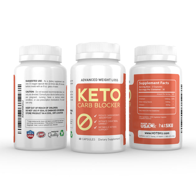 KETO CARB BLOCKER (12 BOTTLES)