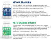 KETO ULTRA BURN + KETO CRAVING BUSTER