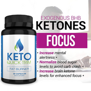 1 FREE BOTTLE | KETO QUICK TRIM | Just Pay S&H