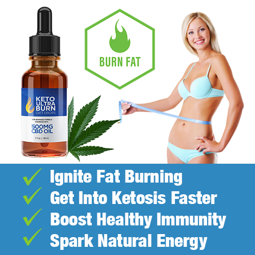 KETO ULTRA BURN DIET DROPS | CBD & MCT OIL | 500MG